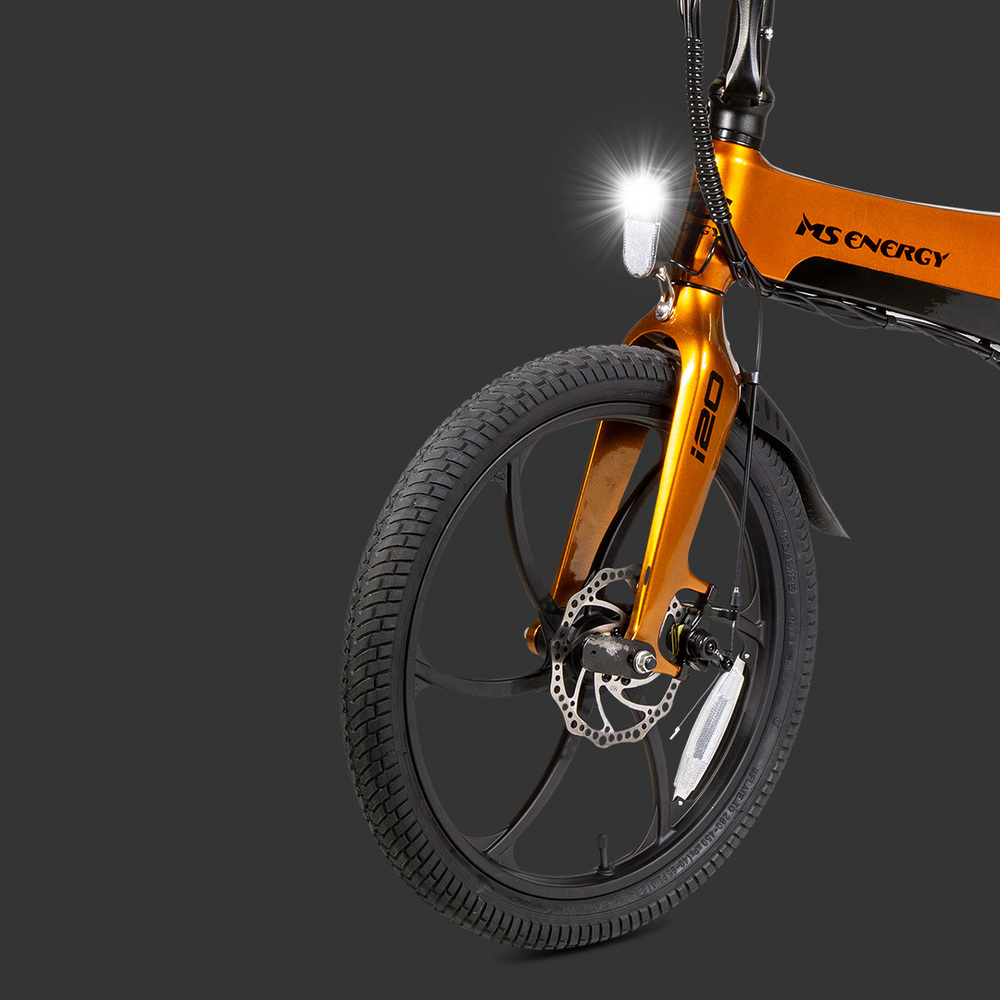 MS Energy E-bike i20 - mechanické kotoučové brzdy