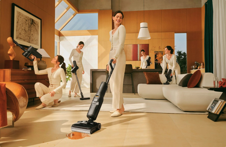 Multifunkční využití Roborock F25 Combo